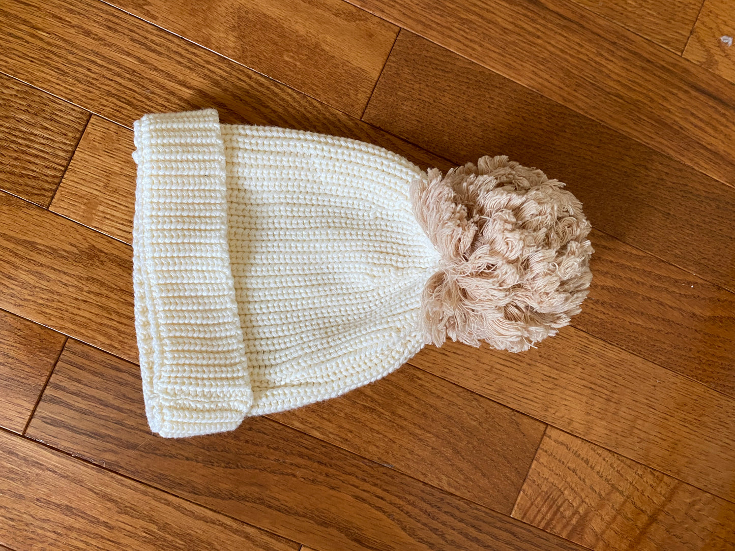 Ziggy Lou 100% Cotton Knit Pom Beanie 3-12m