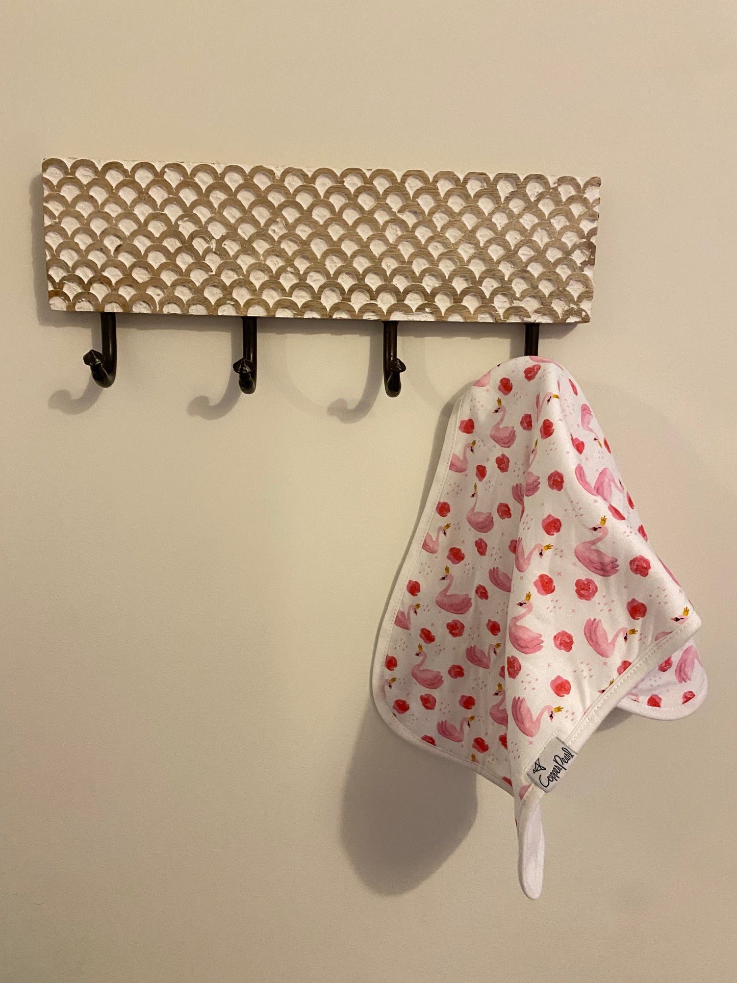 Copper Pearl Burp Cloth