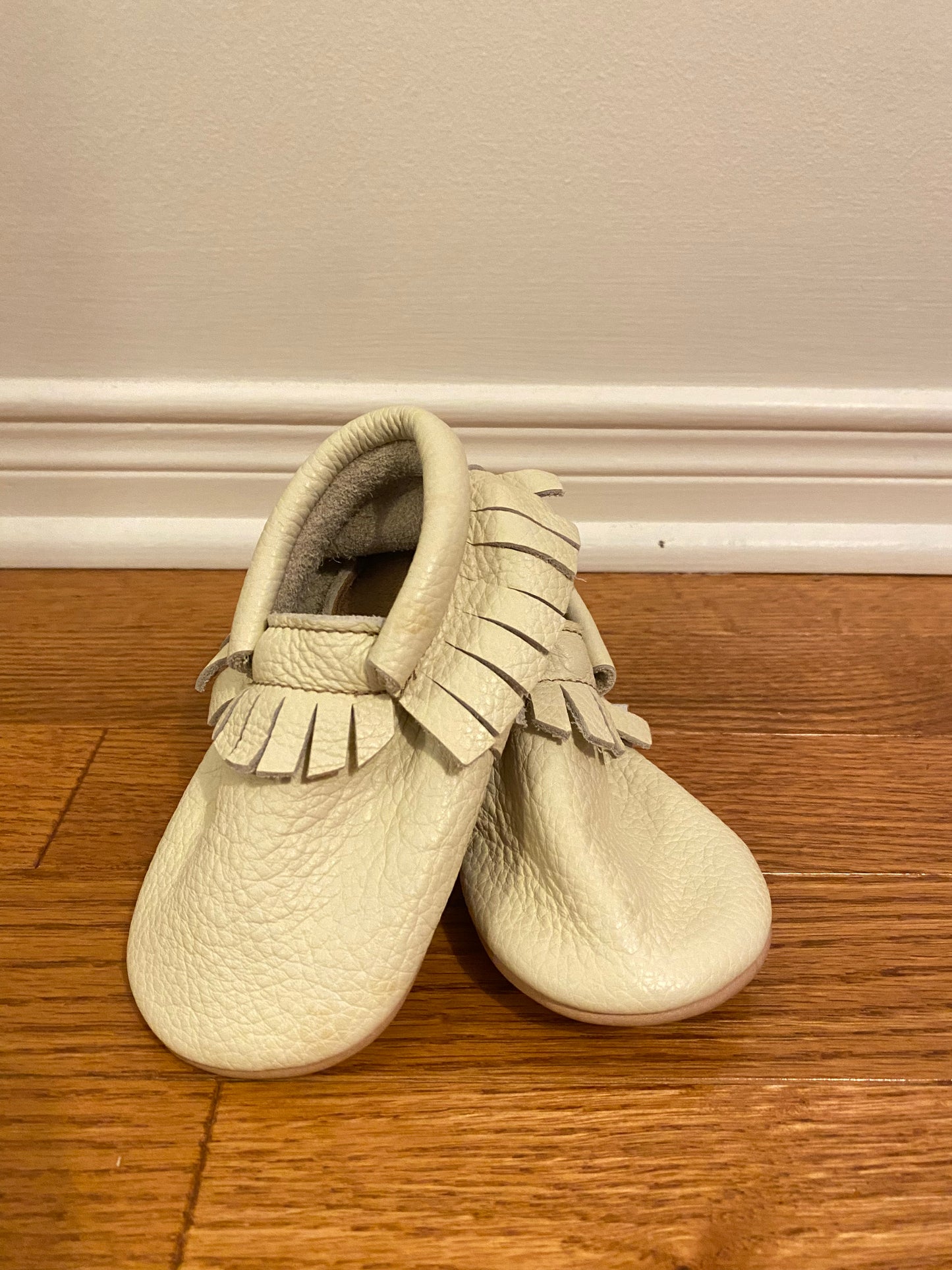 Posh Panda Leather Mocs - Toddler size 8