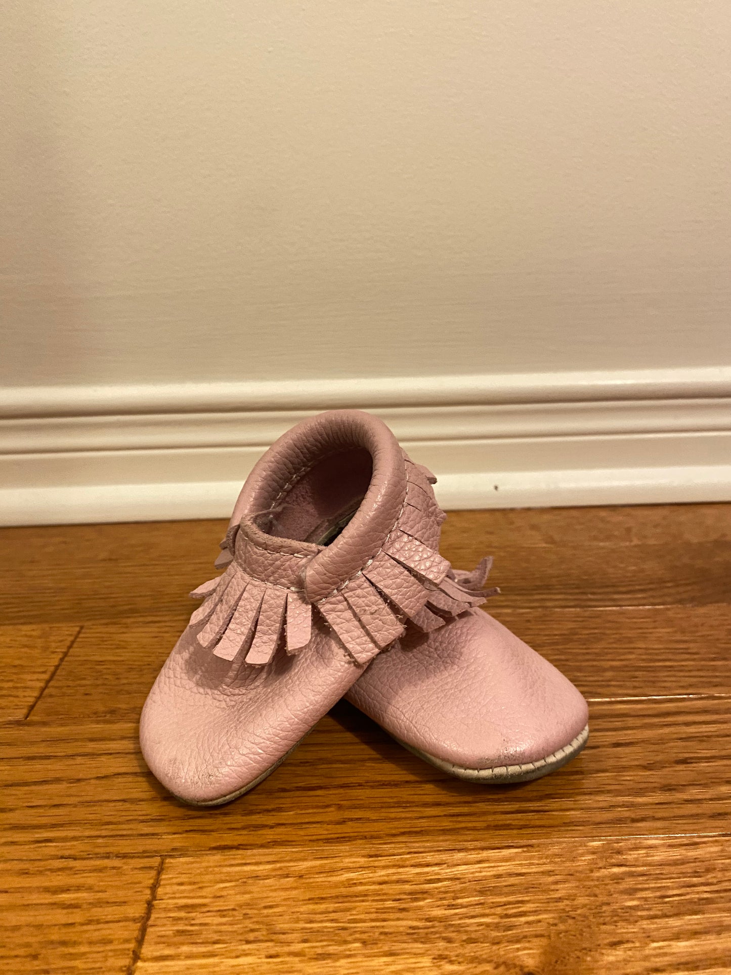 Mini Mocs Leather - baby size 3