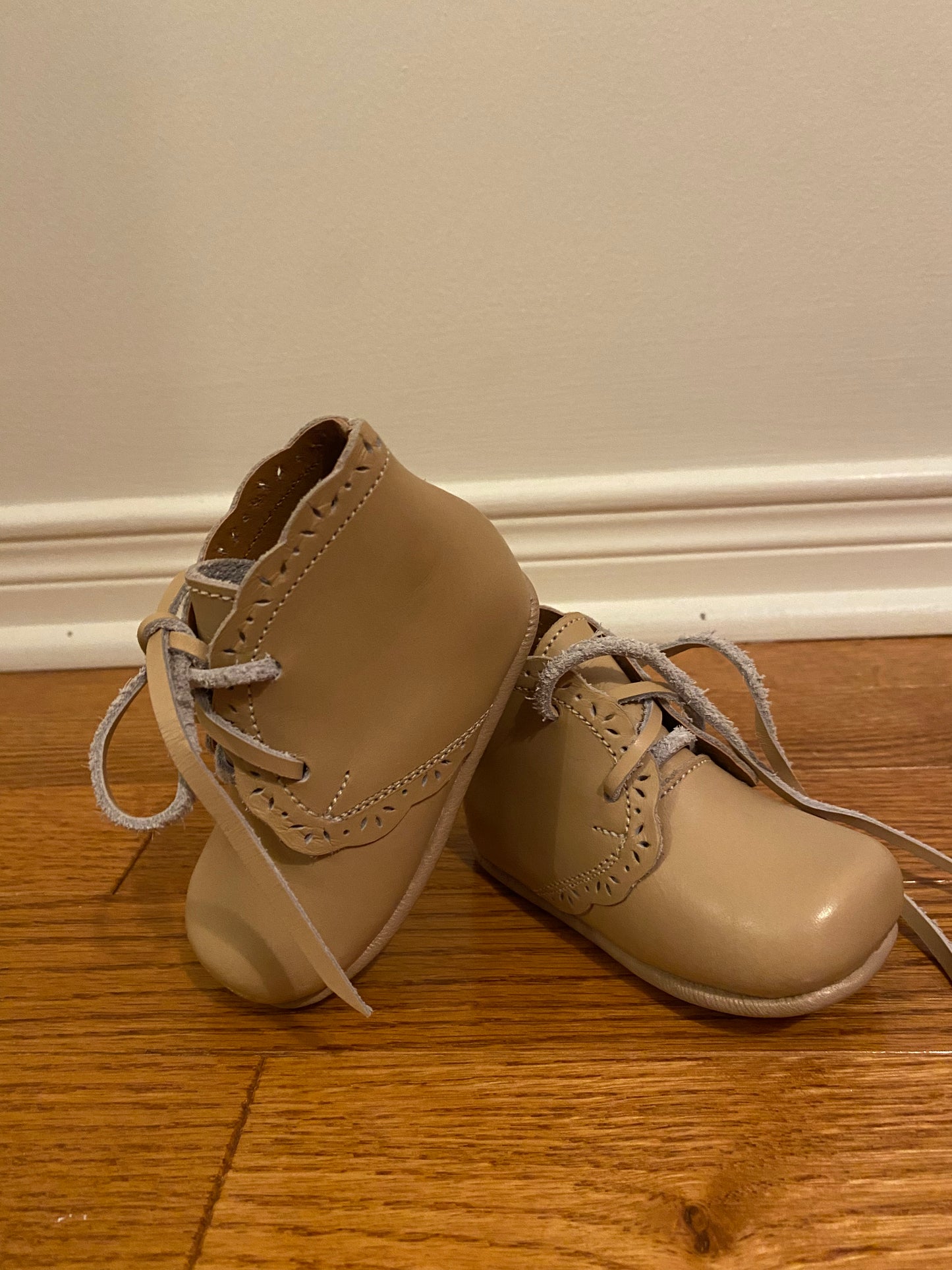 Adelisa & Co Leather Booties - baby size 3.5