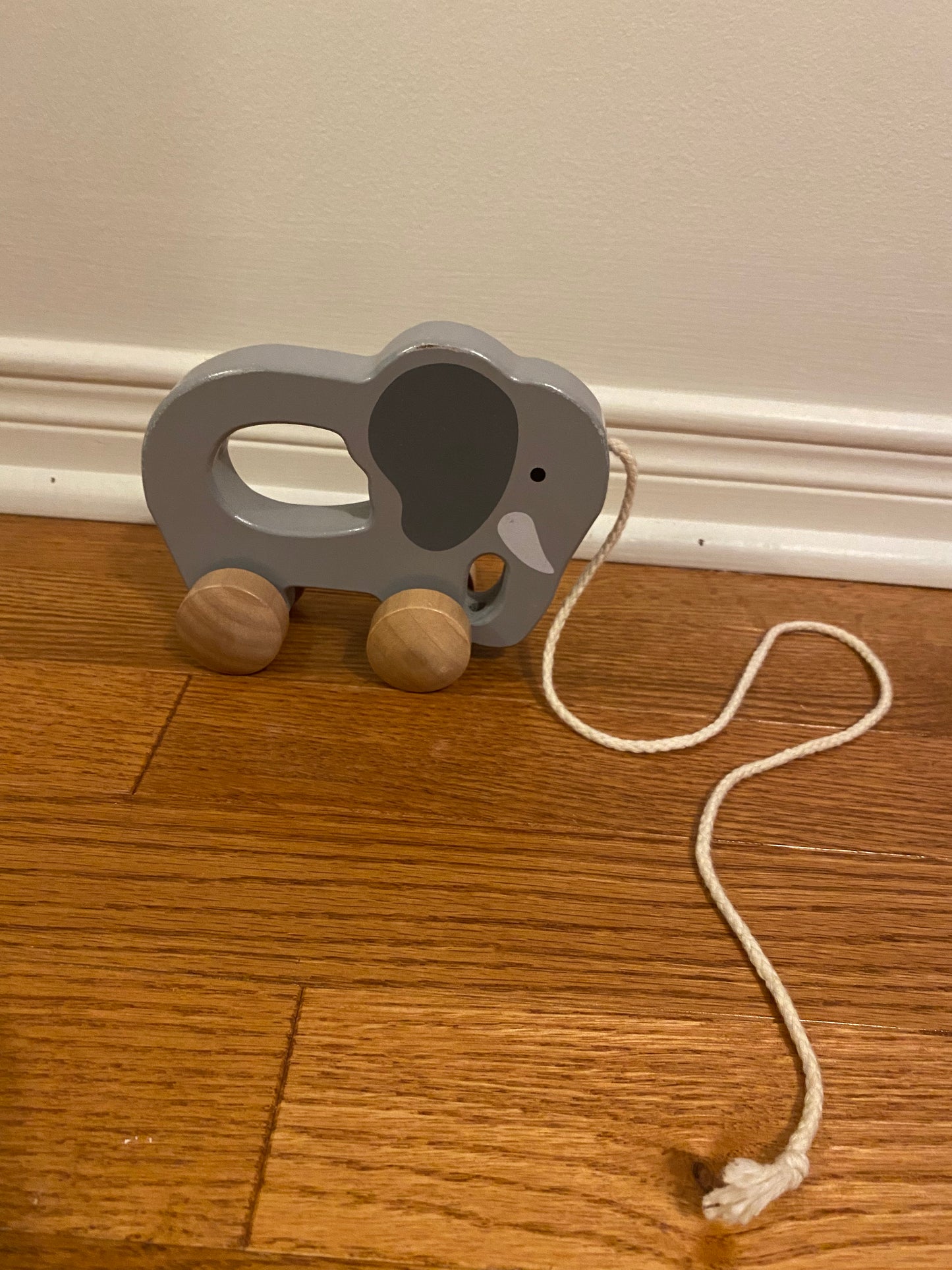 Wooden Elephant Pull Toy