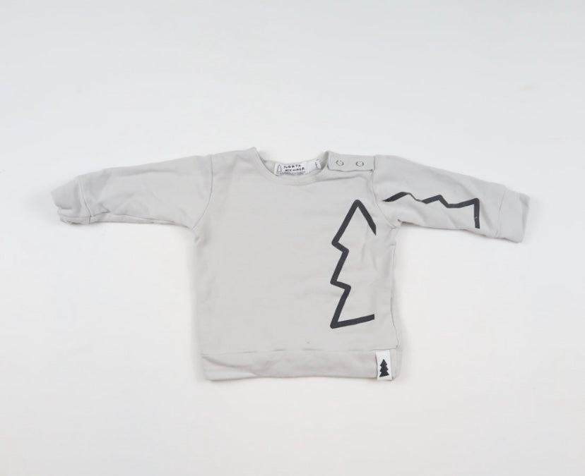 North Kinder Tree Sweatshirt - 0-6m