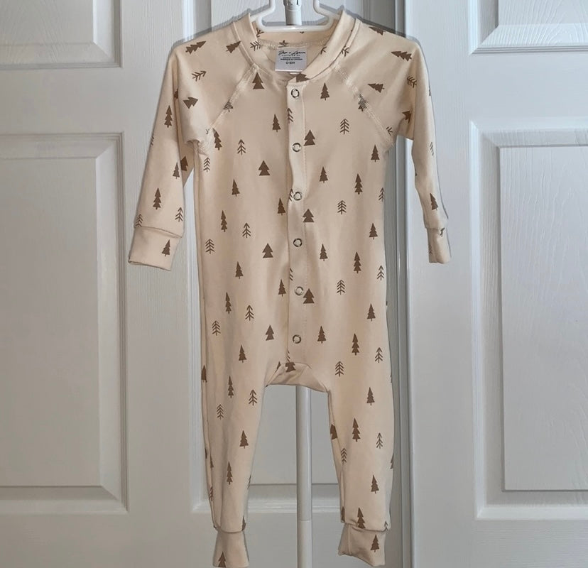 Jax & Lennon Christmas Tree Lounge Suit 0-6m