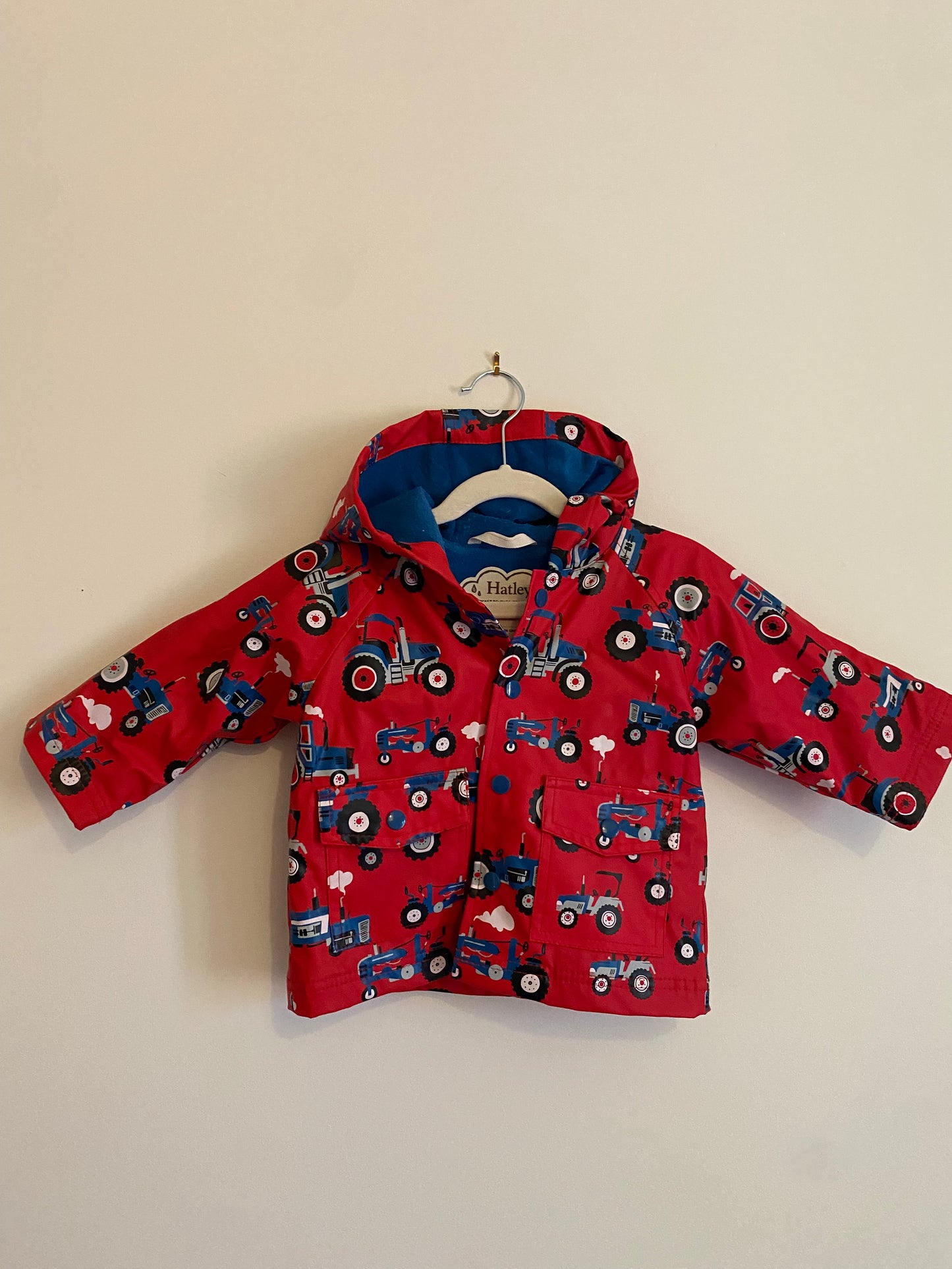 Hatley Terry Lined Rain Jacket - Size 6-12m