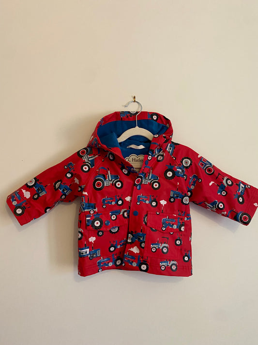 Hatley Terry Lined Rain Jacket - Size 6-12m