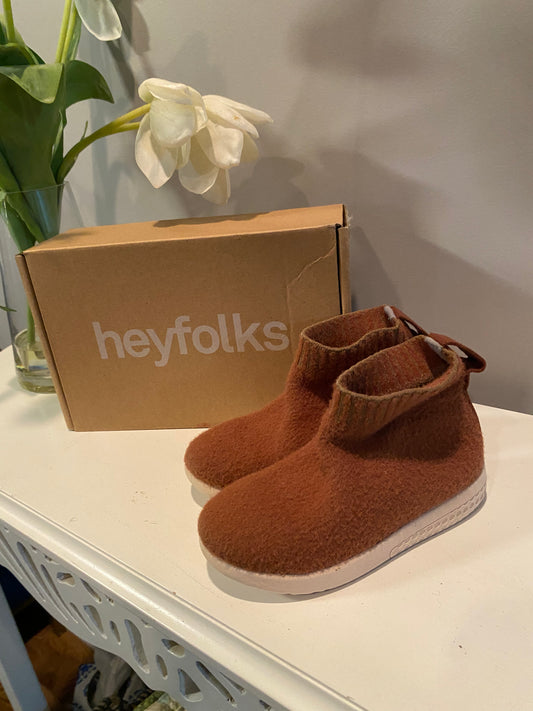 Heyfolks Voyageur Warm Knit Boot - Size 8
