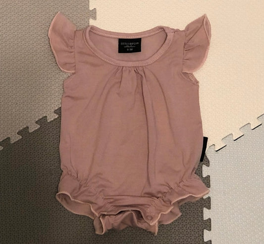 Little Bipsy Flutter Sleeve Onesie - 0-3m