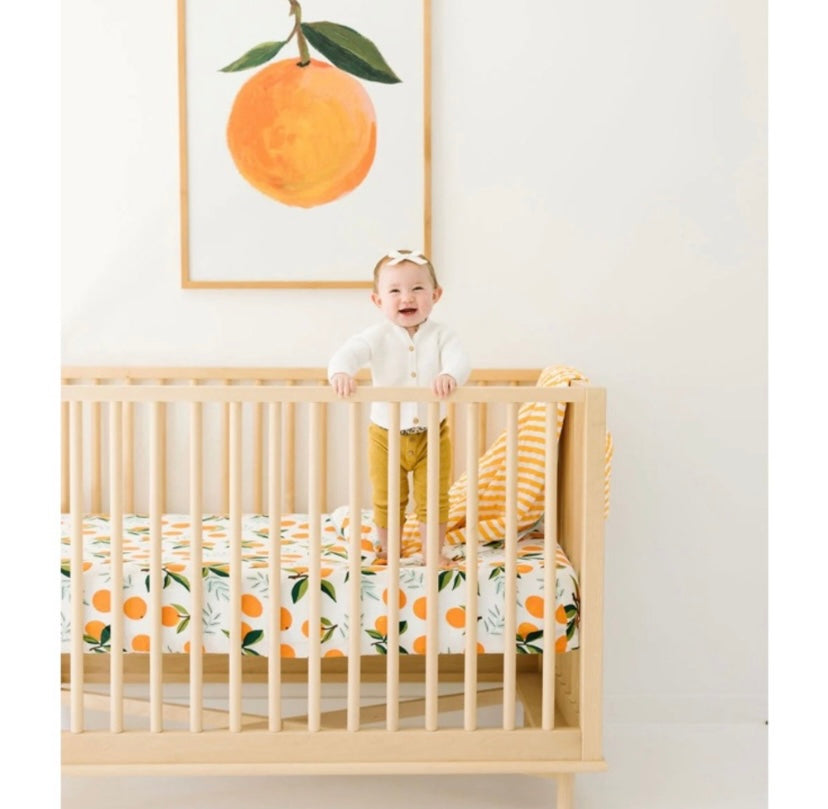 Clementine Kids - Muslin blanket, swaddle & crib sheet set