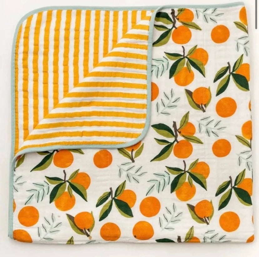 Clementine Kids - Muslin blanket, swaddle & crib sheet set