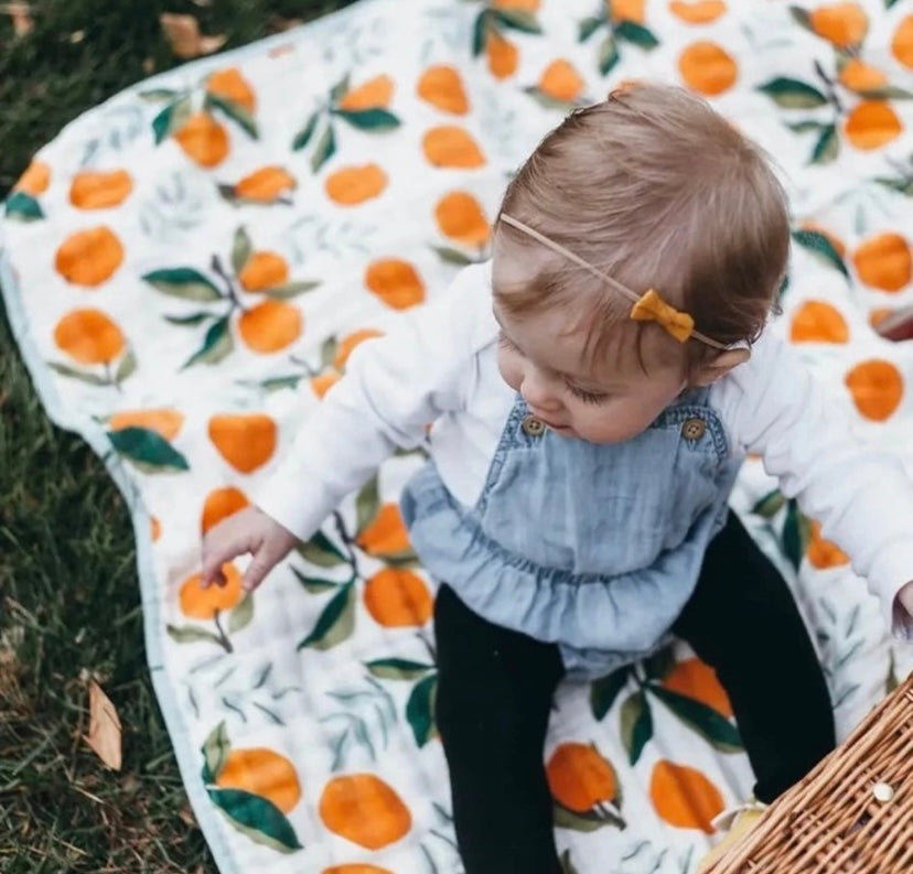Clementine Kids - Muslin blanket, swaddle & crib sheet set