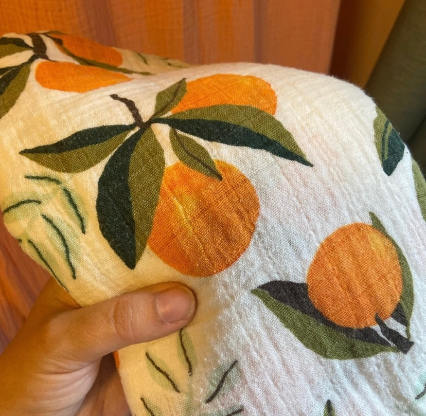 Clementine Kids - Muslin blanket, swaddle & crib sheet set