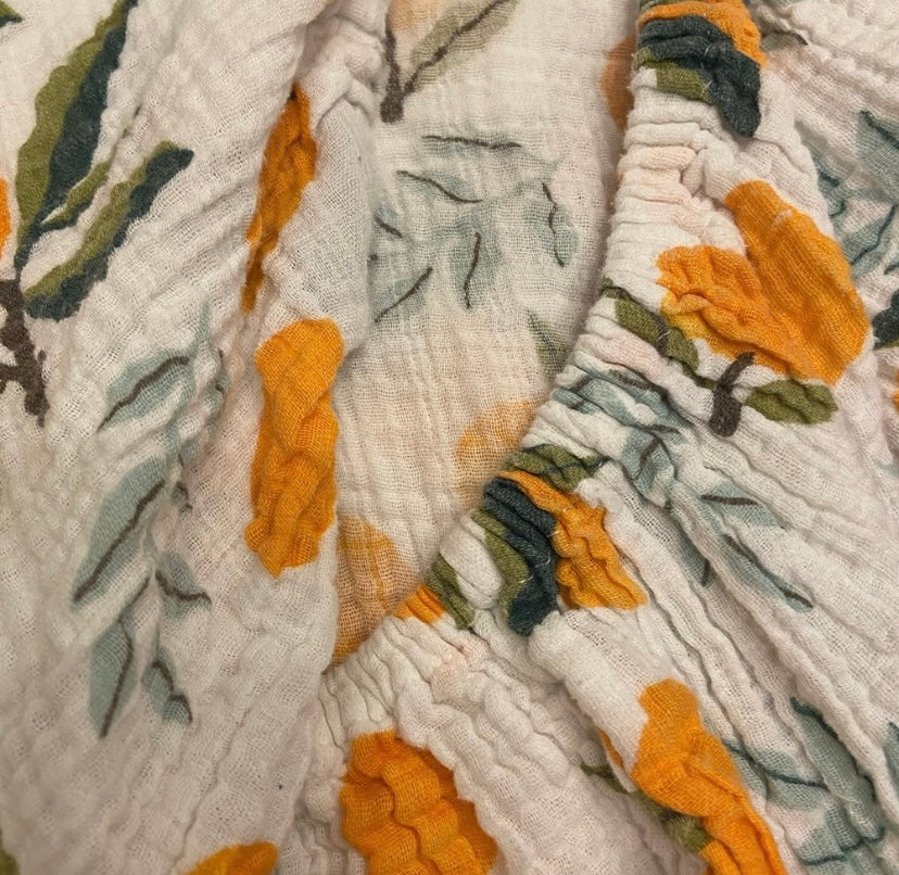 Clementine Kids - Muslin blanket, swaddle & crib sheet set