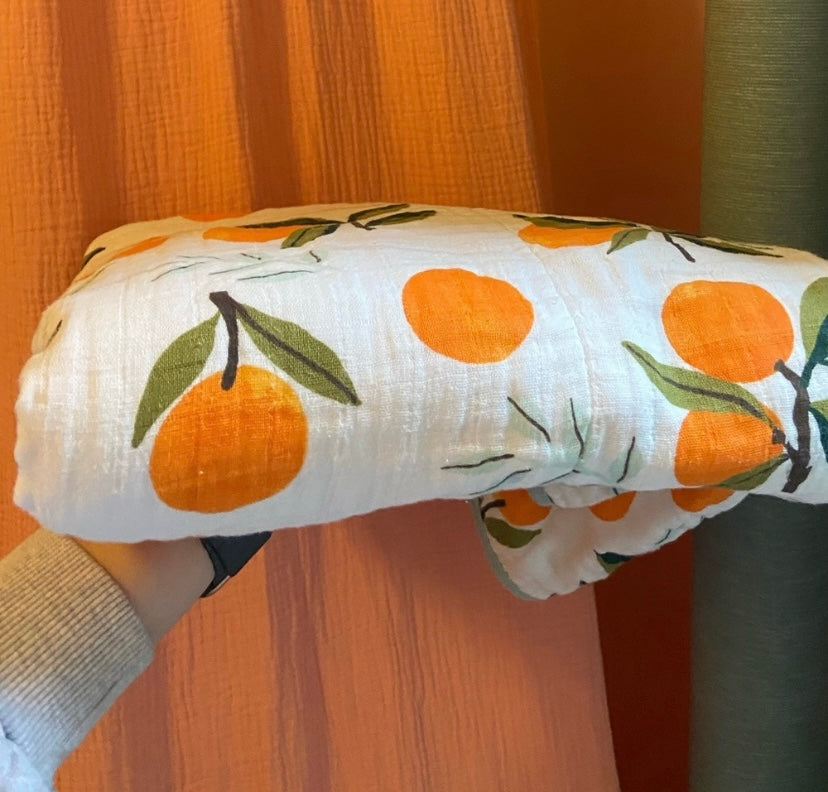 Clementine Kids - Muslin blanket, swaddle & crib sheet set