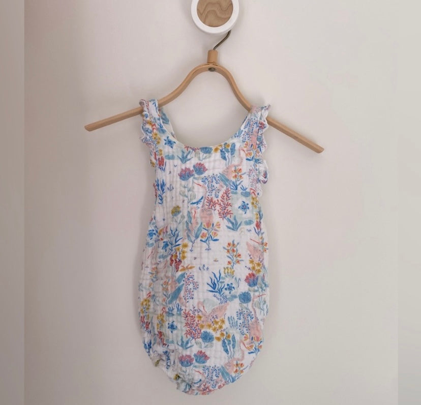 Angel Dear Gauze Romper 12-18m