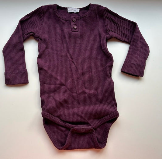 Jamie Kay Boysenberry Bodysuit 6-12m