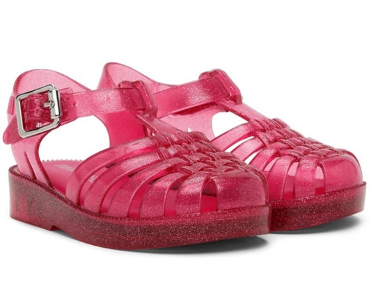 Mini Melissa Glitter Sandals - 8T